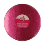 Funcakes - Cake Drum Rond Cerise- Ø25cm 1.2cm