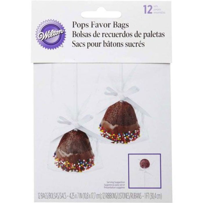 Wilton - Sachets Friandises - cake pops - 12pcs