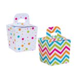 Decora - Boite à Friandises - pop corn - cadeaux - 6pcs