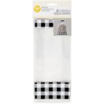 Wilton - Sachets Friandises - Carreaux Black & White - 20pcs