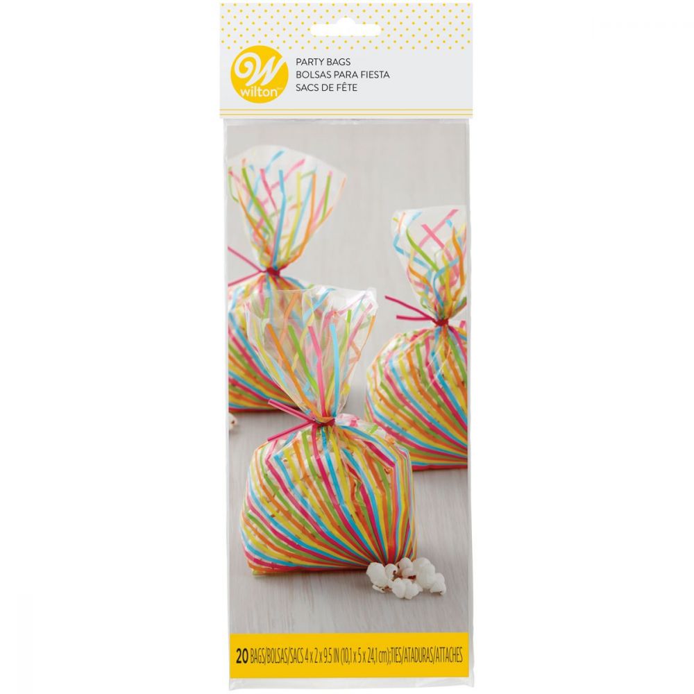 big_1708-1.jpg Wilton - Sachets Friandises - rainbow- 20pcs – Image 1