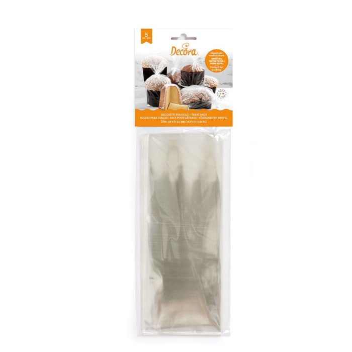 Decora - Sachets Transparents pour gâteaux - 32x44 - 5pcs