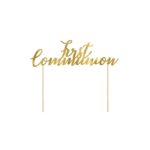 PartyDeco - Décorations de gâteau - Première Communion  -20cm