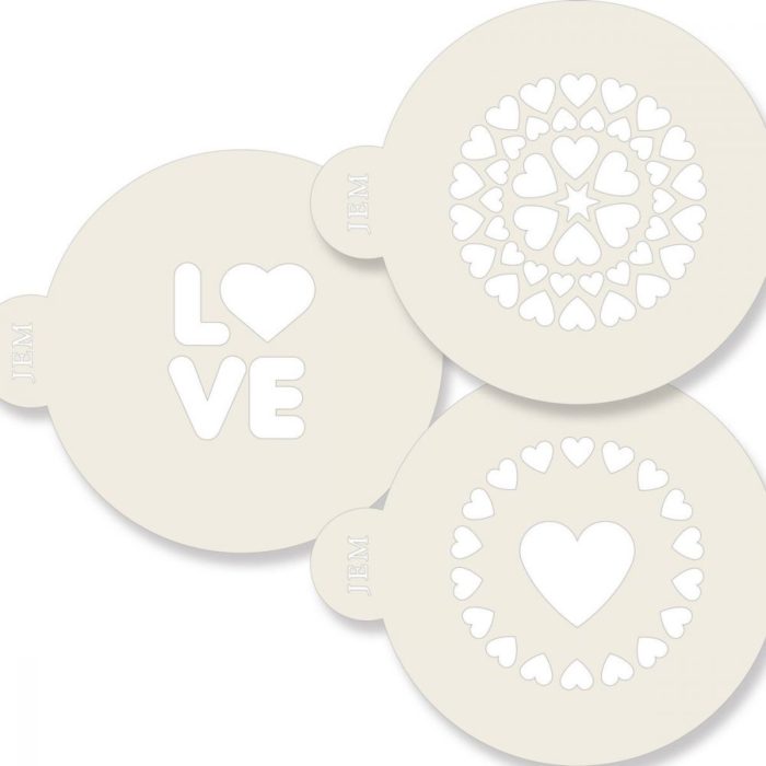 JEM - Stencil Love pcs/3