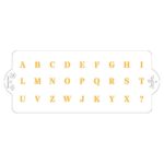 Decora - Stencil - Alphabet - 25x10cm