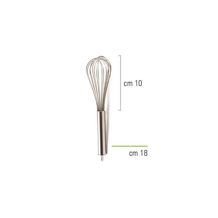 Decora - Fouet en acier inoxidable - 18cm