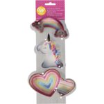 Wilton - Emporte-pièce Biscuit Unicorn Love - Set/3