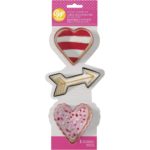 Wilton - Emporte-pièce Biscuit Love- Set/3