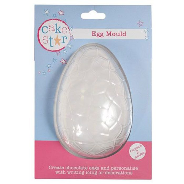Cake Star - Moule 3d Demi œuf craquelé Grand - set/2