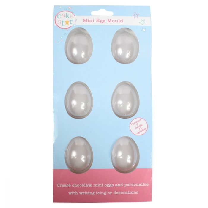 Cake Star - Moule 3d Demi œuf craquelé Mini- set/6