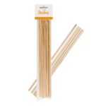 Decora - Bâtons de support en bois - 12pcs