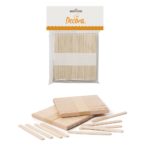 Decora - Bâtonnets de glace en bois  - 10x93mm - 100pcs