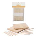 Decora - Bâtonnets de glace en bois  - 10x114 mm - 100pcs
