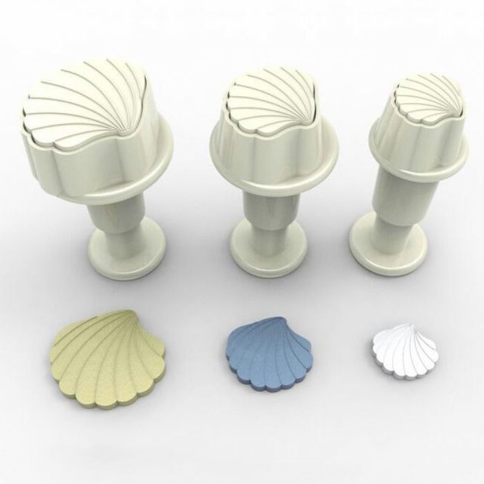 Decofee - Emporte Piece - Mini Plungers Coquillages set/3