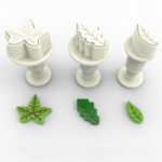 Decofee - Emporte Piece - Mini Plungers Feuilles set/3