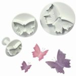 PME - Emporte Piece - Plunger Cutters Papillon avec nervures set/3