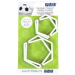 PME - Emporte Pieces - football hexagone - 4 tailles