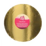 Funcakes - Cake Drum Rond Shiny Gold - 25cm