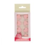 Funcakes - Decoration 3d - Coeur Rose - 8pcs