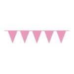 Amscan - Guirlande - Fanions - 10mX32cm - Rose