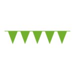 Amscan - Guirlande - Fanions - 10mX32cm - Vert kiwi