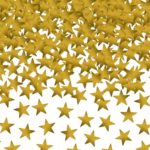PartyDeco - Confettis étoiles doré - 30gr