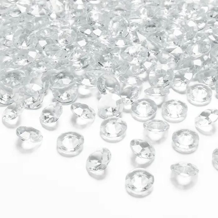 PartyDeco - Confettis Diamants - 100pcs