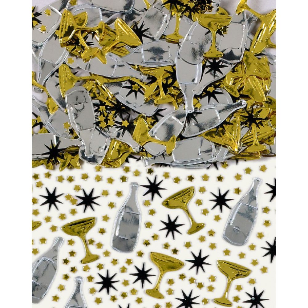 big_2046-1.jpg Amscan - Confetti- bouteille champagne - 14g – Image 1