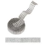 Amscan - Ruban en strass argenté - 1.8m x 2cm