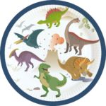 Amscan - Assiettes Dinosaures 18cm