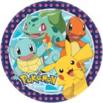 Amscan - Assiettes pokemon - 23cm