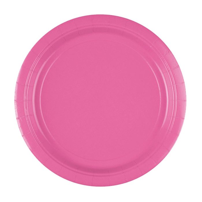 big_2096-1.jpg Amscan - Assiettes Rose- 23cm