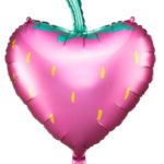 PartyDeco - Ballon Fraise - 42x45cm