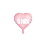 PartyDeco - Coeur it's a girl - 45cm