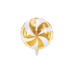 PartyDeco - Ballon Candy doré- 35cm