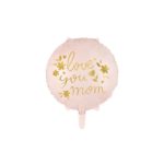 PartyDeco - Ballon Love you Mom- 35cm