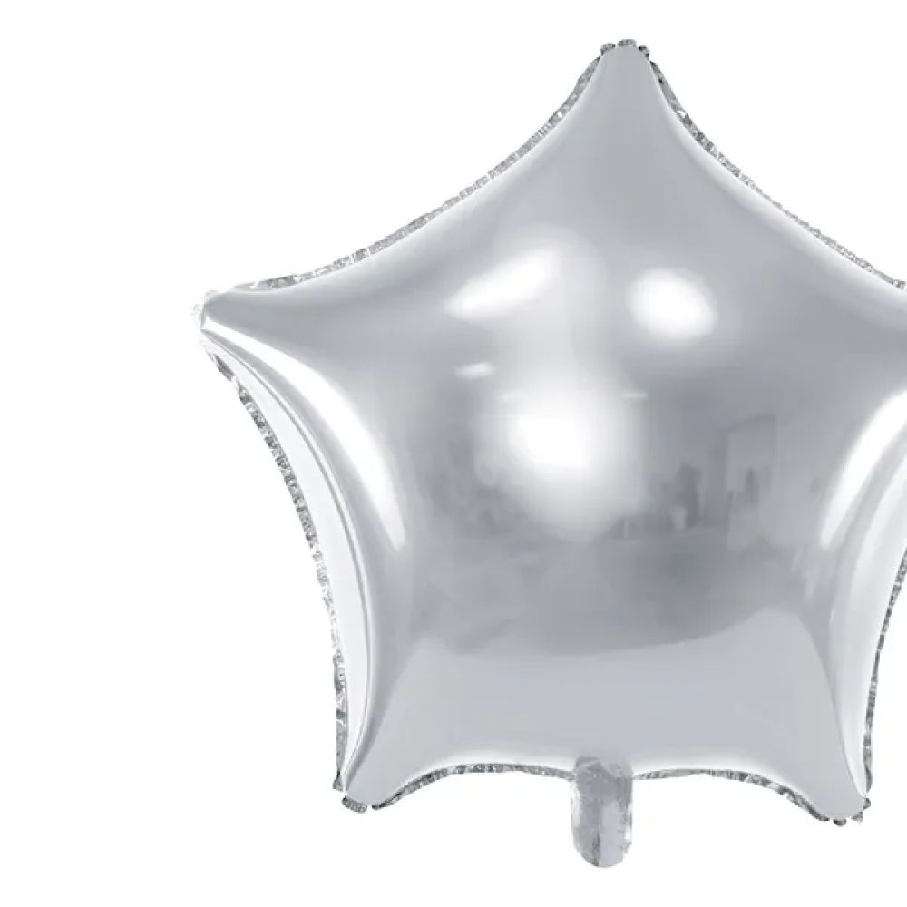 big_2121-1.jpg PartyDeco - Ballon étoile, 48cm, argenté – Image 1