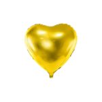 PartyDeco - Ballon coeur, 48cm, doré