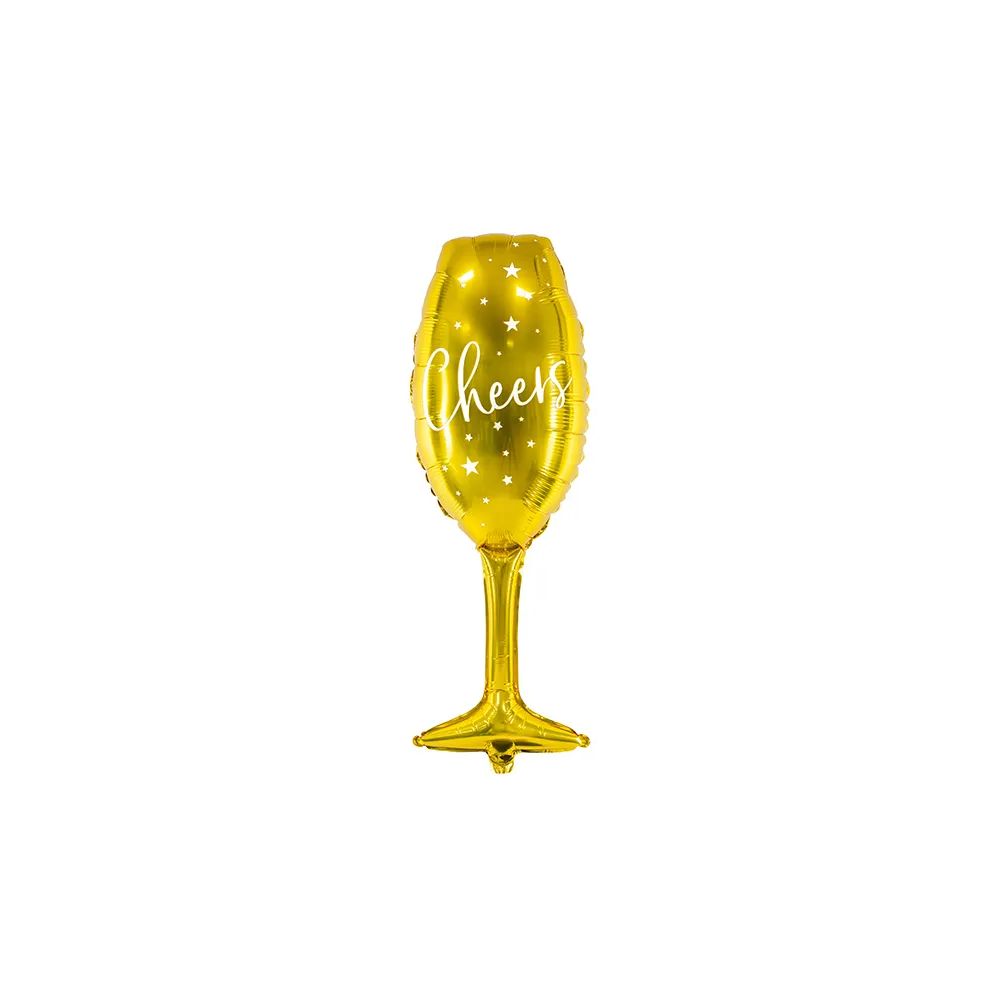 big_2145-1.jpg PartyDeco - Ballon Verre doré cheers 28x80cm – Image 1