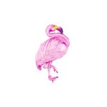 PartyDeco - Ballon Flamingo, rose, 70x95cm