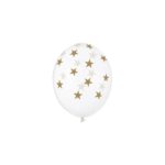 PartyDeco - Ballons Étoiles, Cristal clair