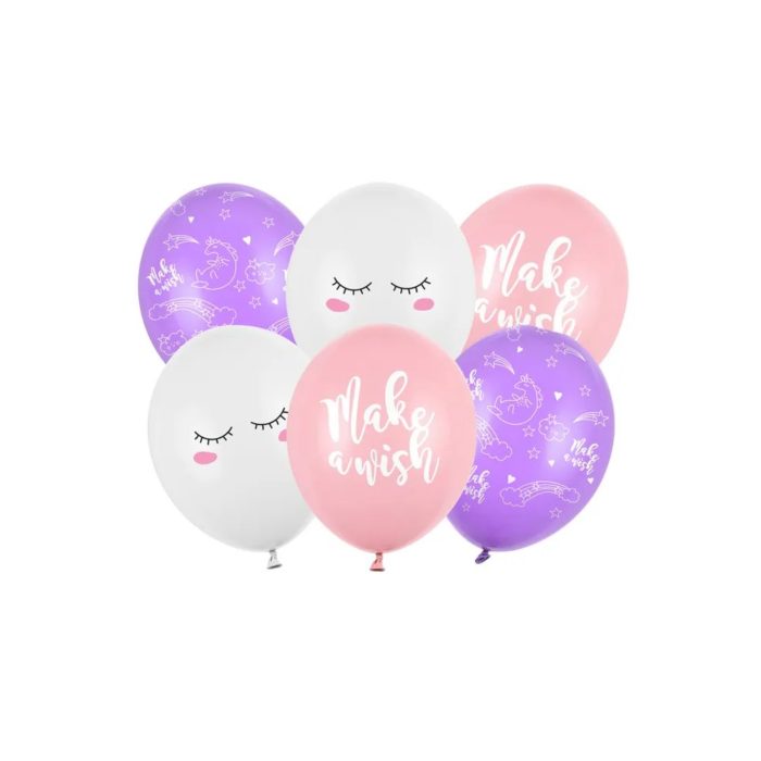 PartyDeco - Ballons 30 cm, Licorne, mix