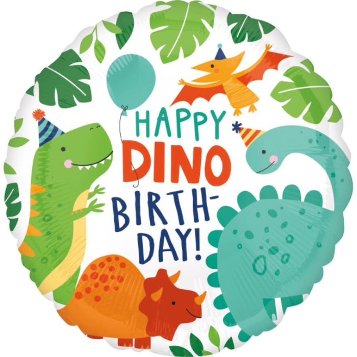 Anagram - Ballon Happy Dino Birthday 43cm