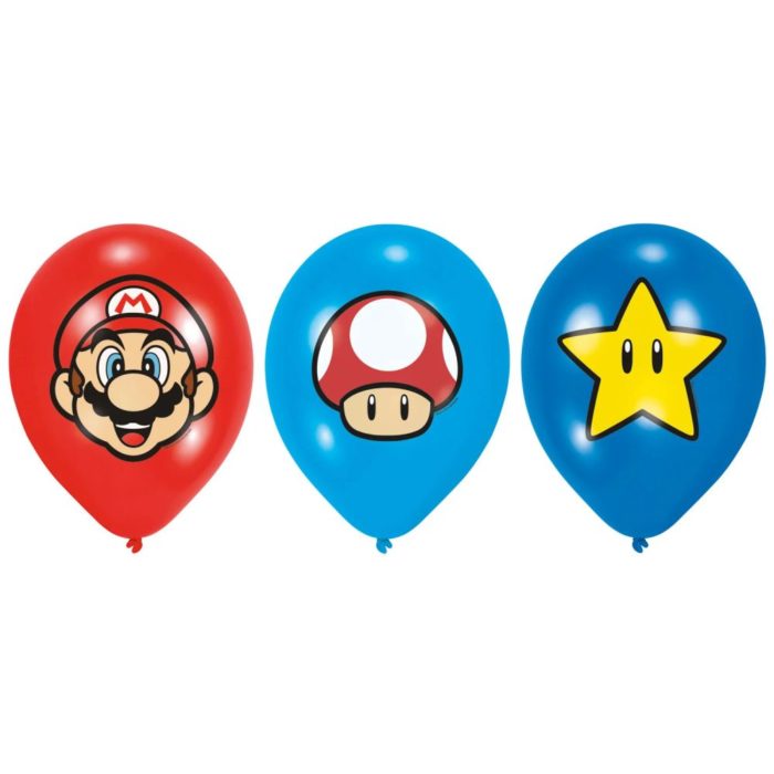 Amscan - Ballon Super Mario 27.5cm