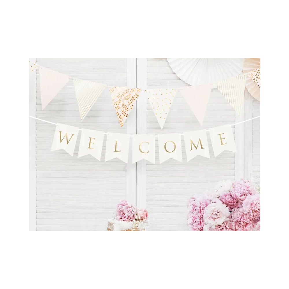 big_2235-1.jpg PartyDeco - Bannière Welcome, blanc, 15 x 95 cm – Image 1