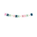 PartyDeco - Bannière Boy or Girl, mixte, 15 x 175 cm