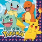 Amscan - 16 Napkins Pokemon 33 x 33 cm