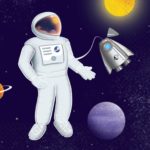 Amscan - 16 Napkins Space Party 33 x 33 cm