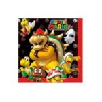 Amscan - 20 Serviettes Super Mario  33 x 33 cm