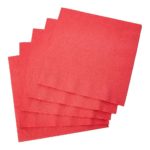 Amscan - 20 Napkins rouge 33 x 33 cm